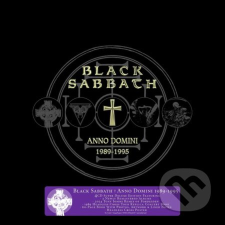 Hudobné CD: Black Sabbath: Anno Domini:1989-1995 (Hudobné albumy). Hudobné albumy, 2024 Hudobné CD: Black Sabbath: Anno Domini:1989-1995 (Hudobné albumy). Hudobné albumy, 2024