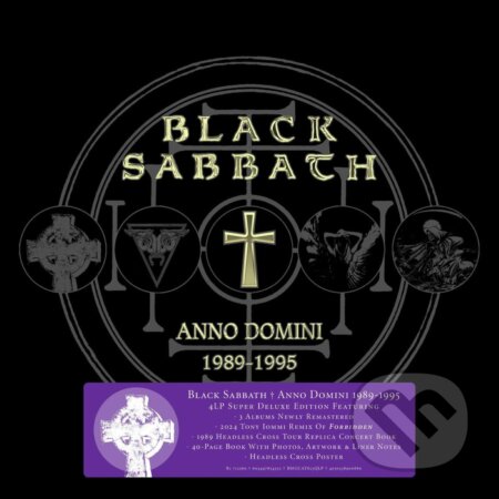 Hudobné CD: Black Sabbath: Anno Domini:1989-1995 LP (Hudobné albumy). Hudobné albumy, 2024 Hudobné CD: Black Sabbath: Anno Domini:1989-1995 LP (Hudobné albumy). Hudobné albumy, 2024