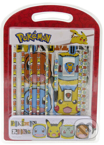 Pokémon školský set s peračníkom (Merch). Merch, 2024 Pokémon školský set s peračníkom (Merch). Merch, 2024