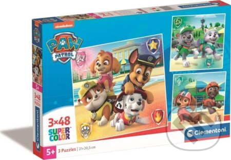 Puzzle: Tlapková patrola 3x48 (Clementoni). Clementoni, 2024 Puzzle: Tlapková patrola 3x48 (Clementoni). Clementoni, 2024