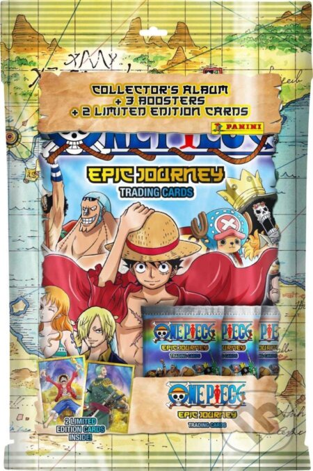 Společenská hra: Panini One Piece karty - starter set (Panini Books). Panini Books, 2024 Společenská hra: Panini One Piece karty - starter set (Panini Books). Panini Books, 2024