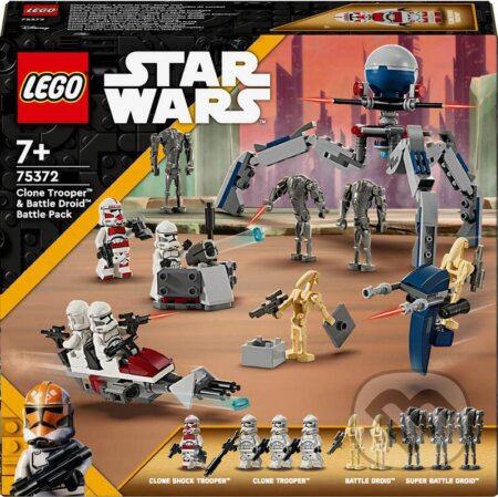 Spoločenská hra: LEGO® Star Wars™ 75372 Bojový balíček Klonového vojaka a Bojového droida (LEGO). LEGO, 2024 Spoločenská hra: LEGO® Star Wars™ 75372 Bojový balíček Klonového vojaka a Bojového droida (LEGO). LEGO, 2024
