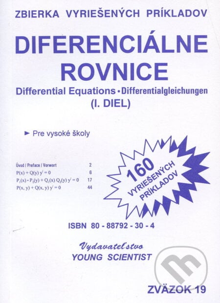 Diferenciálne rovnice I. diel - Marián Olejár, Young Scientist