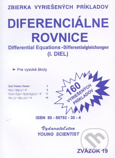 Kniha: Diferenciálne rovnice I. diel (Marián Olejár). Young Scientist Kniha: Diferenciálne rovnice I. diel (Marián Olejár). Young Scientist