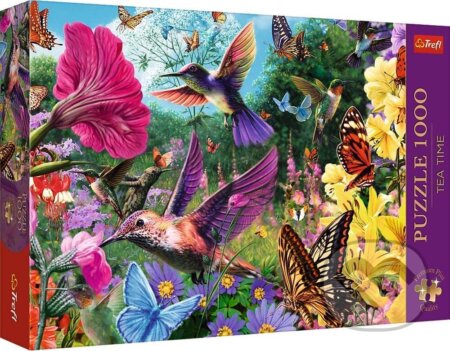 Puzzle: Čajový čas: Záhrada kolibríkov (Trefl). Trefl, 2024 Puzzle: Čajový čas: Záhrada kolibríkov (Trefl). Trefl, 2024