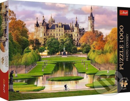 Puzzle: Foto Odysea: Zámok Schwerin, Nemecko (Trefl). Trefl, 2024 Puzzle: Foto Odysea: Zámok Schwerin, Nemecko (Trefl). Trefl, 2024