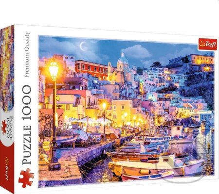 Puzzle: Ostrov Procida v noci, Taliansko (Trefl). Trefl, 2024 Puzzle: Ostrov Procida v noci, Taliansko (Trefl). Trefl, 2024