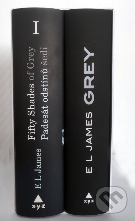 Kniha: Padesát odstínů šedi + Grey (BOX) (E L James). XYZ, 2016 Kniha: Padesát odstínů šedi + Grey (BOX) (E L James). XYZ, 2016