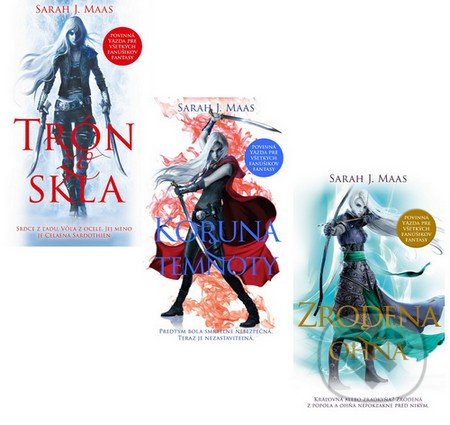 Kniha: Trón zo skla 1-3 (Kolekcia) (Sarah J. Maas) Kniha: Trón zo skla 1-3 (Kolekcia) (Sarah J. Maas)