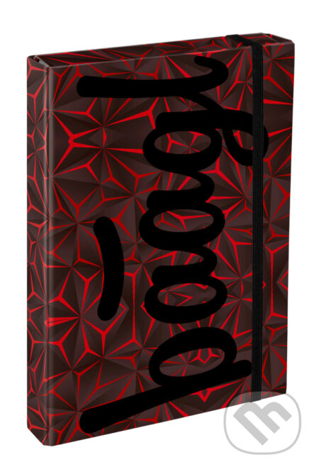 Dosky na školské zošity Baagl Jumbo Red Polygon (A4) (Baagl). Baagl, 2024 Dosky na školské zošity Baagl Jumbo Red Polygon (A4) (Baagl). Baagl, 2024