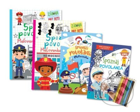 Kniha: Spoznaj povolania - Maľovanka + aktivity (Foni book). Foni book, 2023 Kniha: Spoznaj povolania - Maľovanka + aktivity (Foni book). Foni book, 2023