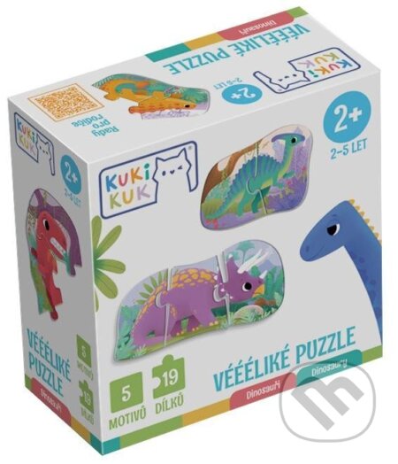 Puzzle: KukiKuk Véééliké puzzle Dinosauři (Betexa). Betexa, 2024 Puzzle: KukiKuk Véééliké puzzle Dinosauři (Betexa). Betexa, 2024