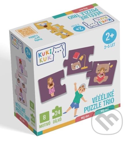 Puzzle: KukiKuk Véééliké puzzle trio Můj den (Betexa). Betexa, 2024 Puzzle: KukiKuk Véééliké puzzle trio Můj den (Betexa). Betexa, 2024