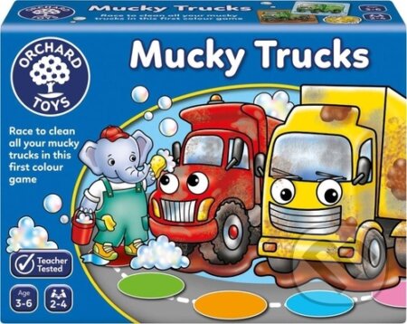 Společenská hra: Špinavá auta (Orchard Toys). Orchard Toys, 2024 Společenská hra: Špinavá auta (Orchard Toys). Orchard Toys, 2024