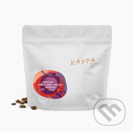 Kávy a čaje: KAFFA PAPUA NEW GUINEA BARIODA (zrnková) (KAFFA). KAFFA, 2024 Kávy a čaje: KAFFA PAPUA NEW GUINEA BARIODA (zrnková) (KAFFA). KAFFA, 2024