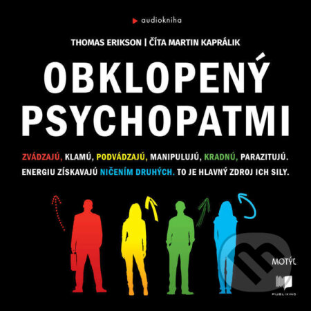 Audiokniha: Obklopený psychopatmi (Thomas Erikson). Publixing a Motýľ, 2024 Audiokniha: Obklopený psychopatmi (Thomas Erikson). Publixing a Motýľ, 2024