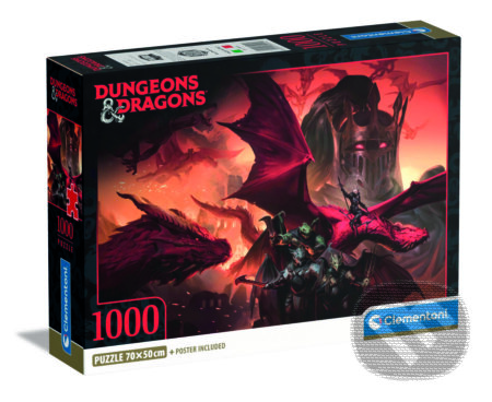 Puzzle Compact 1000 Dungeons & Dragons, Trigo, 2024