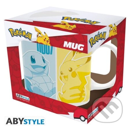 Pokémon Hrnček 320 ml - Pikachu & Kanto Starters (ABYstyle). ABYstyle, 2024 Pokémon Hrnček 320 ml - Pikachu & Kanto Starters (ABYstyle). ABYstyle, 2024