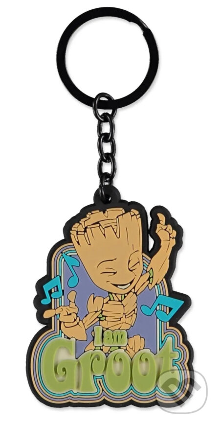 Kovový prívesok na kľúče Marvel - Guardians Of The Galaxy: Tancujúci Groot (). , 2024 Kovový prívesok na kľúče Marvel - Guardians Of The Galaxy: Tancujúci Groot (). , 2024
