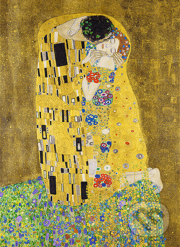 Dřevěné puzzle Art Gustav Klimt Polibek, Trefl, 2024