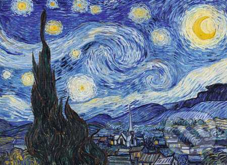 Puzzle: Dřevěné puzzle Art Vincent van Gogh Hvězdná noc (Trefl). Trefl, 2024 Puzzle: Dřevěné puzzle Art Vincent van Gogh Hvězdná noc (Trefl). Trefl, 2024