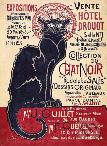 Puzzle: Dřevěné puzzle Art Steinlen Černá kočka, Le Chat Noir (Trefl). Trefl, 2024 Puzzle: Dřevěné puzzle Art Steinlen Černá kočka, Le Chat Noir (Trefl). Trefl, 2024