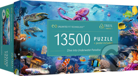 Puzzle: Puzzle UFT Ponoření do podmořského ráje (Trefl). Trefl, 2024 Puzzle: Puzzle UFT Ponoření do podmořského ráje (Trefl). Trefl, 2024