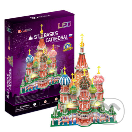 Puzzle: LED Chrám Vasilija blaženého v Moskve (CubicFun). CubicFun, 2016 Puzzle: LED Chrám Vasilija blaženého v Moskve (CubicFun). CubicFun, 2016