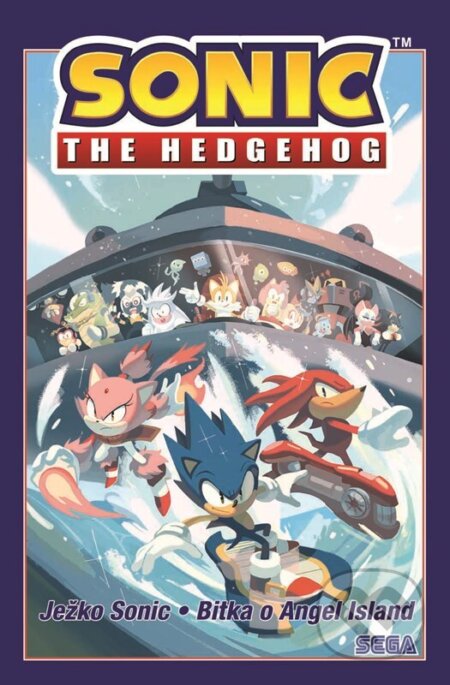 Kniha: Ježko Sonic 3: Bitka o Angel Island (Ian Flynn). Egmont SK, 2024 Kniha: Ježko Sonic 3: Bitka o Angel Island (Ian Flynn). Egmont SK, 2024