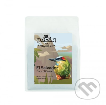 Kávy a čaje: El Salvador Finca El Guamo (Kocúr). Kocúr, 2024 Kávy a čaje: El Salvador Finca El Guamo (Kocúr). Kocúr, 2024
