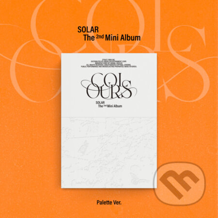 Hudobné CD: Solar: Colours (2nd Mini Album) (Palette Ver.) (Hudobné albumy). Hudobné albumy, 2024 Hudobné CD: Solar: Colours (2nd Mini Album) (Palette Ver.) (Hudobné albumy). Hudobné albumy, 2024