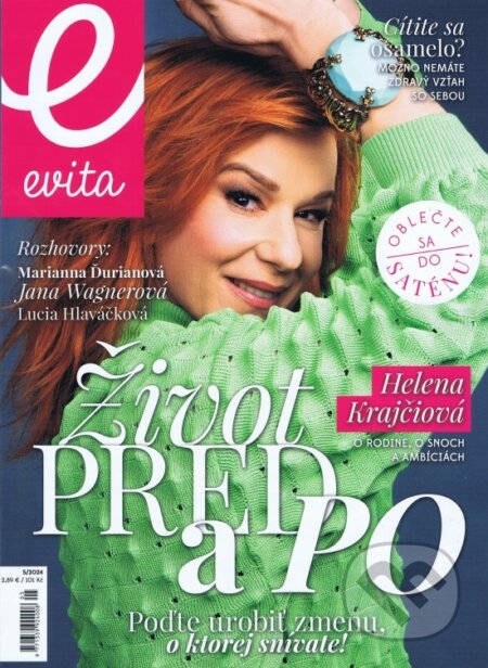 Evita magazín 05/2024 (MAFRA Slovakia). MAFRA Slovakia, 2024 Evita magazín 05/2024 (MAFRA Slovakia). MAFRA Slovakia, 2024