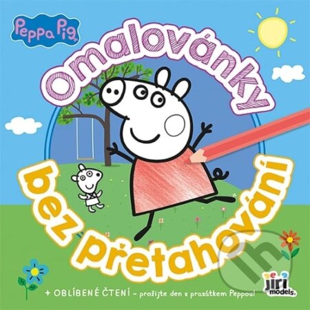 Kniha: Omalovánky bez přetahování Prasátko Peppa (Jiří Models). Jiří Models, 2024 Kniha: Omalovánky bez přetahování Prasátko Peppa (Jiří Models). Jiří Models, 2024