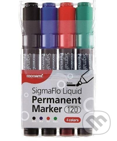 MONAMI 120/4W Sada permamnentnych popisovačov (Pentel). Pentel, 2022 MONAMI 120/4W Sada permamnentnych popisovačov (Pentel). Pentel, 2022