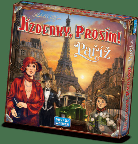 Spoločenská hra: Jízdenky, prosím! Paříž (Alan R. Moon). Blackfire, 2024 Spoločenská hra: Jízdenky, prosím! Paříž (Alan R. Moon). Blackfire, 2024