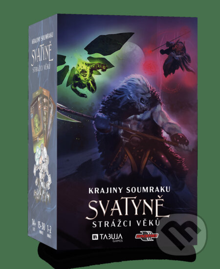 Společenská hra: Svatyně: Strážce věků – Krajiny soumraku (Leonardo Romano). Blackfire, 2024 Společenská hra: Svatyně: Strážce věků – Krajiny soumraku (Leonardo Romano). Blackfire, 2024