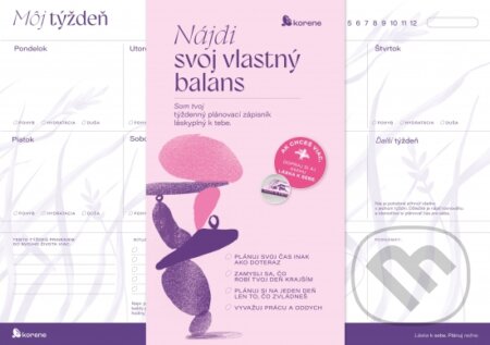 Kniha: Týždenný plánovací zápisník (Katarína Štefanovská). Goodad, 2024 Kniha: Týždenný plánovací zápisník (Katarína Štefanovská). Goodad, 2024