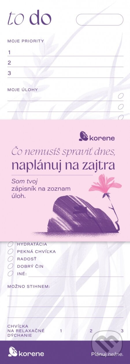 Kniha: TO-DO zápisník (Katarína Štefanovská). Goodad, 2024 Kniha: TO-DO zápisník (Katarína Štefanovská). Goodad, 2024