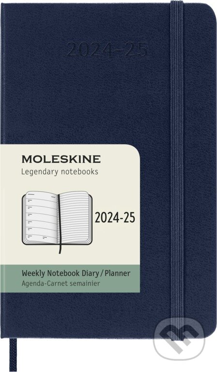 Moleskine – 18-mesačný plánovací diár 2024/2025 - modrý (Moleskine). Moleskine, 2024 Moleskine – 18-mesačný plánovací diár 2024/2025 - modrý (Moleskine). Moleskine, 2024
