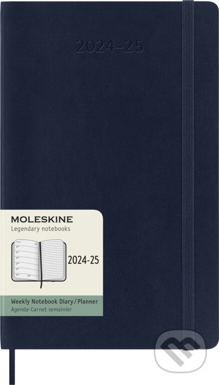 Moleskine – 18-mesačný plánovací diár 2024/2025 - modrý (Moleskine). Moleskine, 2024 Moleskine – 18-mesačný plánovací diár 2024/2025 - modrý (Moleskine). Moleskine, 2024