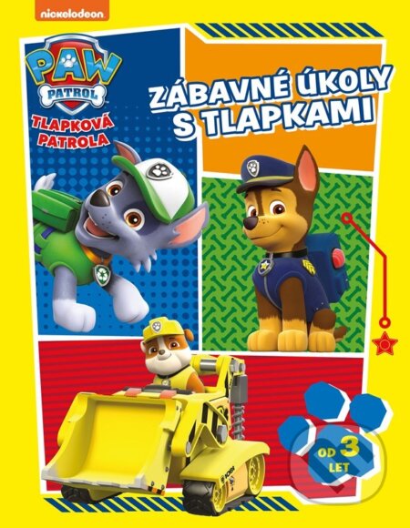 Kniha: Tlapková patrola - Zábavné úkoly s tlapkami (Autorský kolektiv). Egmont ČR, 2024 Kniha: Tlapková patrola - Zábavné úkoly s tlapkami (Autorský kolektiv). Egmont ČR, 2024