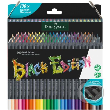 Pastelky Black Edition set 100 farebné (Faber-Castell). Faber-Castell Pastelky Black Edition set 100 farebné (Faber-Castell). Faber-Castell