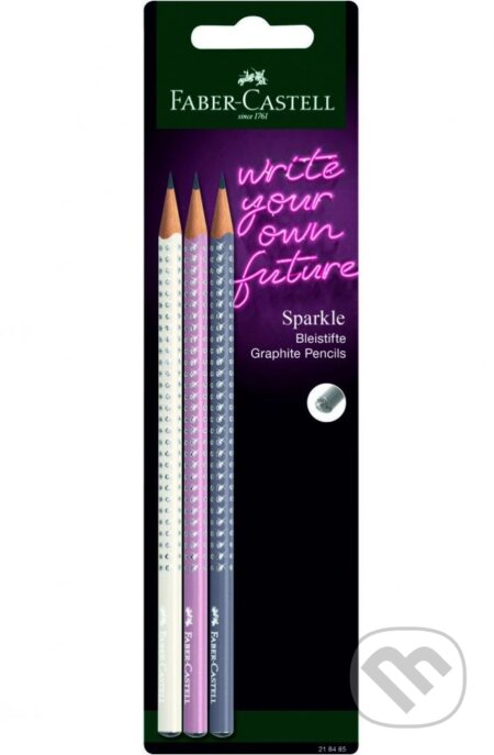 Grafitové ceruzky Sparkle Harmony 3 ks (Faber-Castell). Faber-Castell Grafitové ceruzky Sparkle Harmony 3 ks (Faber-Castell). Faber-Castell
