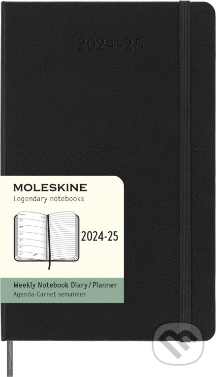 Moleskine – 18-mesačný plánovací diár 2024/2025 - čierny (Moleskine). Moleskine, 2024 Moleskine – 18-mesačný plánovací diár 2024/2025 - čierny (Moleskine). Moleskine, 2024