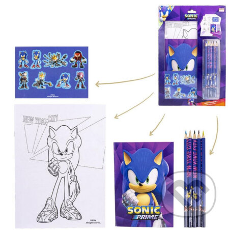Kreativní set Sonic Prime - Ježko Sonic (). , 2023 Kreativní set Sonic Prime - Ježko Sonic (). , 2023