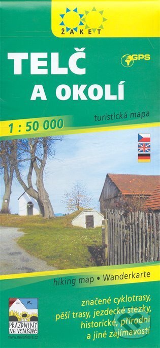 Telč a okolí - cykloturistická mapa 1:50 000 (Žaket). Žaket, 2008 Telč a okolí - cykloturistická mapa 1:50 000 (Žaket). Žaket, 2008