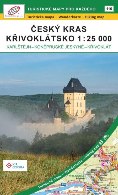 Český kras, Křivoklátsko 1 : 25 000 / 110 (Geodezie On Line). Geodezie On Line, 2024 Český kras, Křivoklátsko 1 : 25 000 / 110 (Geodezie On Line). Geodezie On Line, 2024