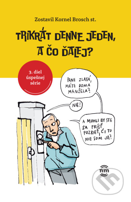 Kniha: Trikrát denne jeden, a čo ďalej? (Kornel Brosch). Nové mesto, 2024 Kniha: Trikrát denne jeden, a čo ďalej? (Kornel Brosch). Nové mesto, 2024