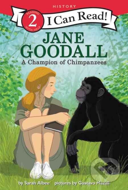 Kniha: Jane Goodall (Sarah Albee). HarperCollins, 2020 Kniha: Jane Goodall (Sarah Albee). HarperCollins, 2020