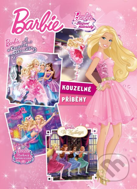 Kniha: Barbie: Růžové balerínky, Kouzelný módní salón, Perlová prin (Egmont ČR). Egmont ČR, 2014 Kniha: Barbie: Růžové balerínky, Kouzelný módní salón, Perlová prin (Egmont ČR). Egmont ČR, 2014